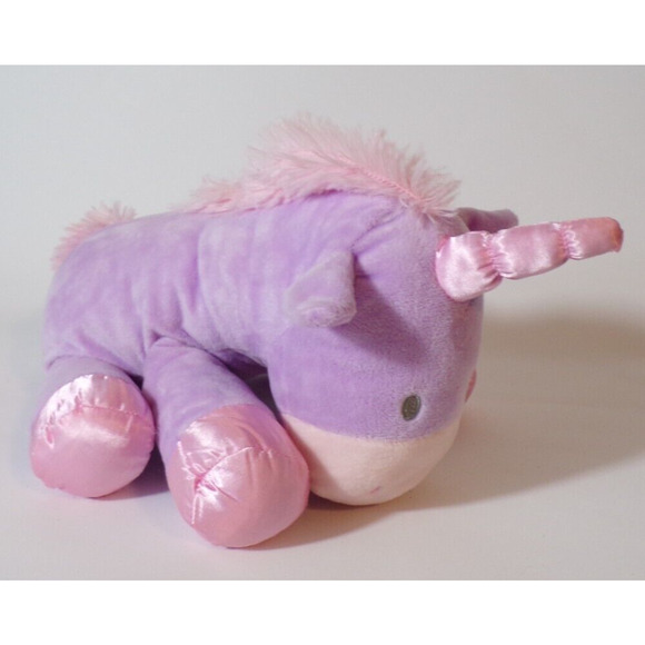 Kellytoy Pink/Purple Unicorn Plush 15” Stuffed Toy Pre-Owned - Picture 1 of 4